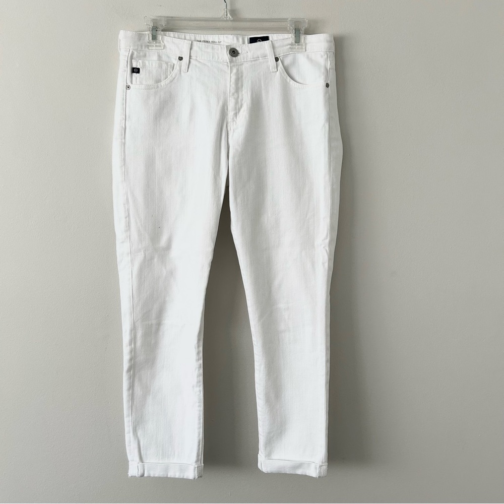 AG Adriano Goldschmied Prima Cigarette Roll-Up Jeans